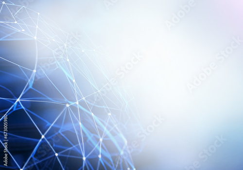 デジタルテクノロジーイメージの青い抽象背景1