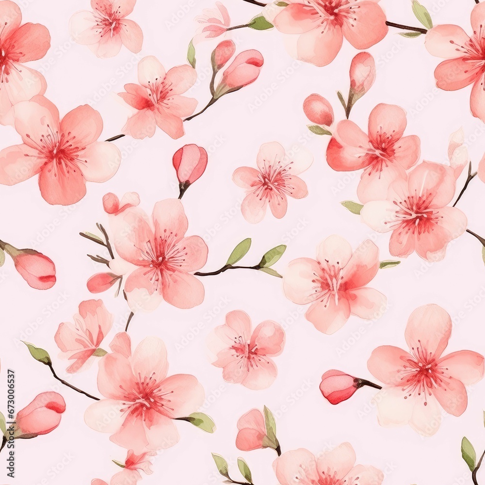 Natural Beauty in Art  Cherry Blossom Textile Designs