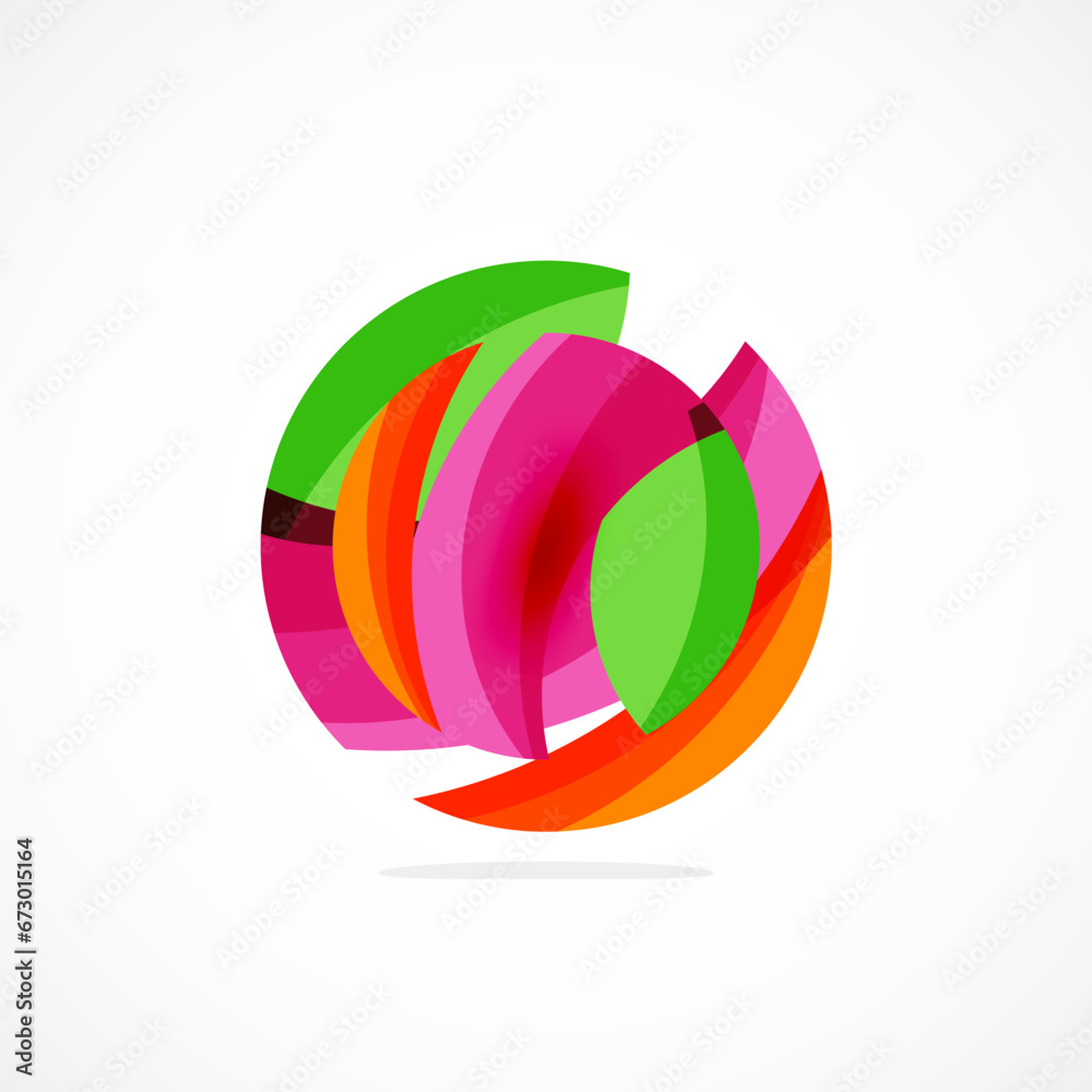 Abstract circle logo, dynamic aesthetic. Simplicity suggests connectivity, fluidity, and energy, making it a versatile choice for brands seeking a modern, visually engaging identity Abstract circle logo, dynamic aesthetic. Simplicity suggests connectivity, fluidity, and energy, making it a versatile choice for brands seeking a modern, visually engaging identity