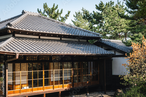 old house in the forest in japan