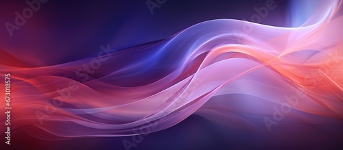 Abstract light air flow effect