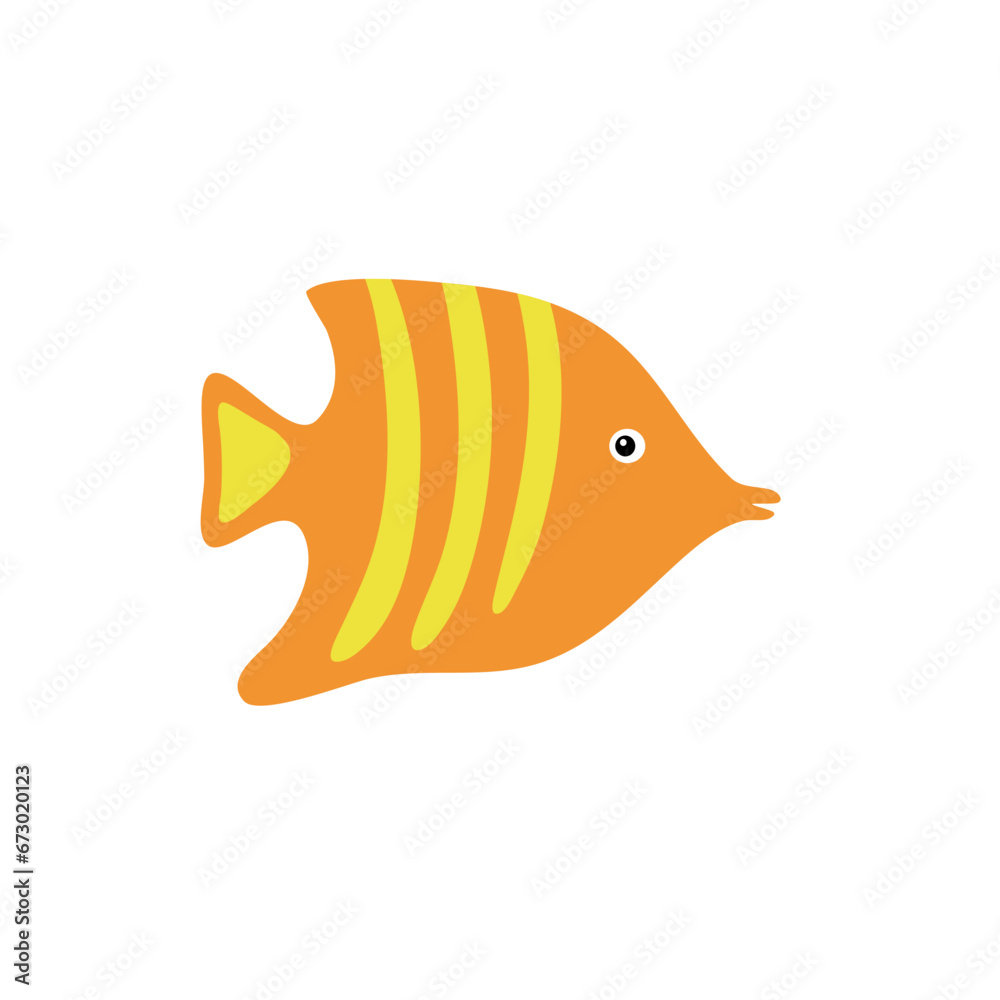 fish cartoon vector icon fish cartoon vector icon