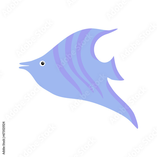 fish cartoon vector icon