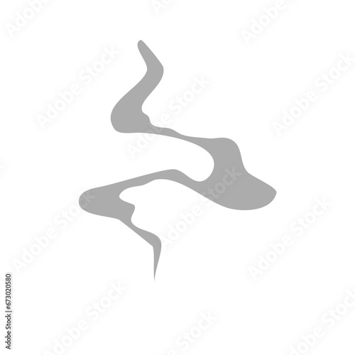 Cartoon smoke effects  food flavor  coffee and tea steam