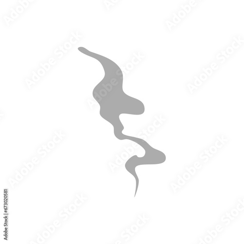 Cartoon smoke effects  food flavor  coffee and tea steam