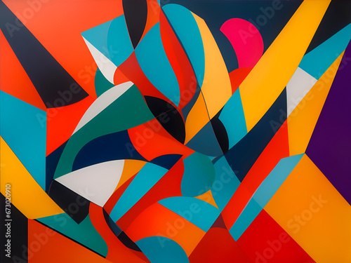 Wallpaper Mural abstract background with stripes Torontodigital.ca