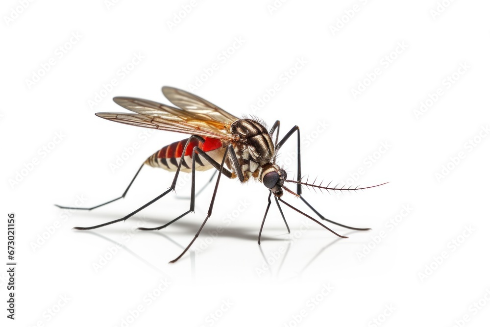 Mosquito isolated on white background Mosquito isolated on white background