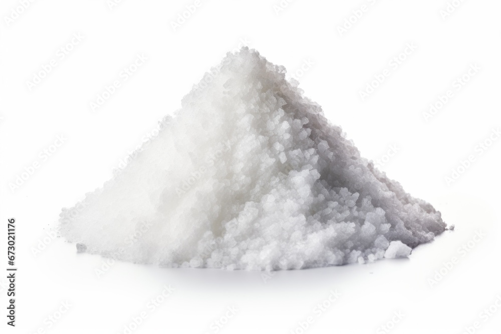 Salt elevation isolated on white background Salt elevation isolated on white background