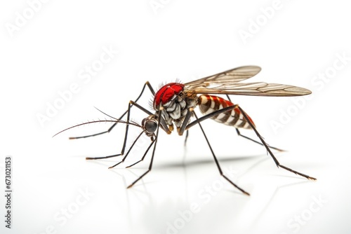 Mosquito isolated on white background © Maria