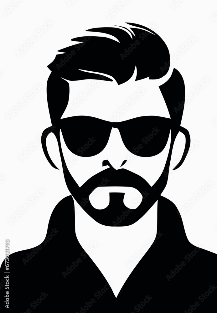 man with beard and glasses man with beard and glasses