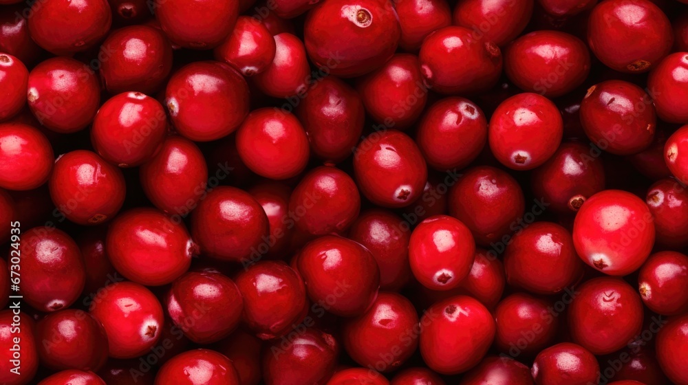 Cranberry seamless pattern. Berries background. Cranberry seamless pattern. Berries background.