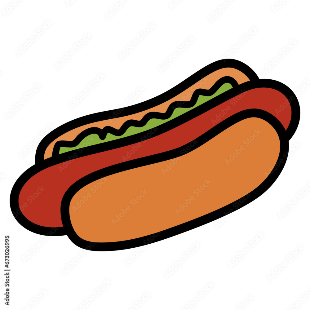 Hot Dog Icon Hot Dog Icon