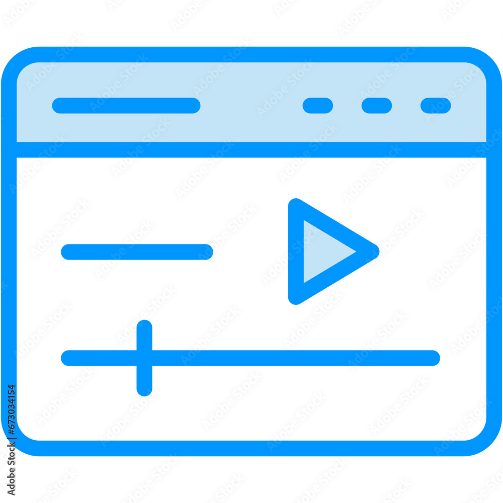 Video Marketing vector design icon . svg