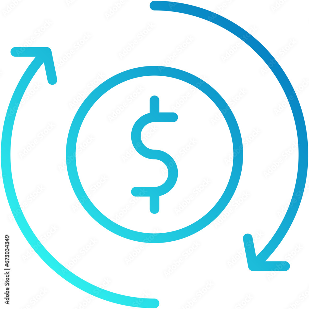 Money Flow vector design icon . svg Money Flow vector design icon . svg