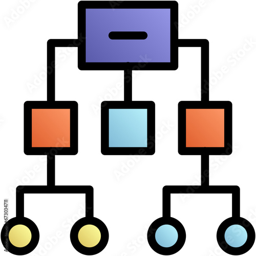 Sitemap vector design icon . svg