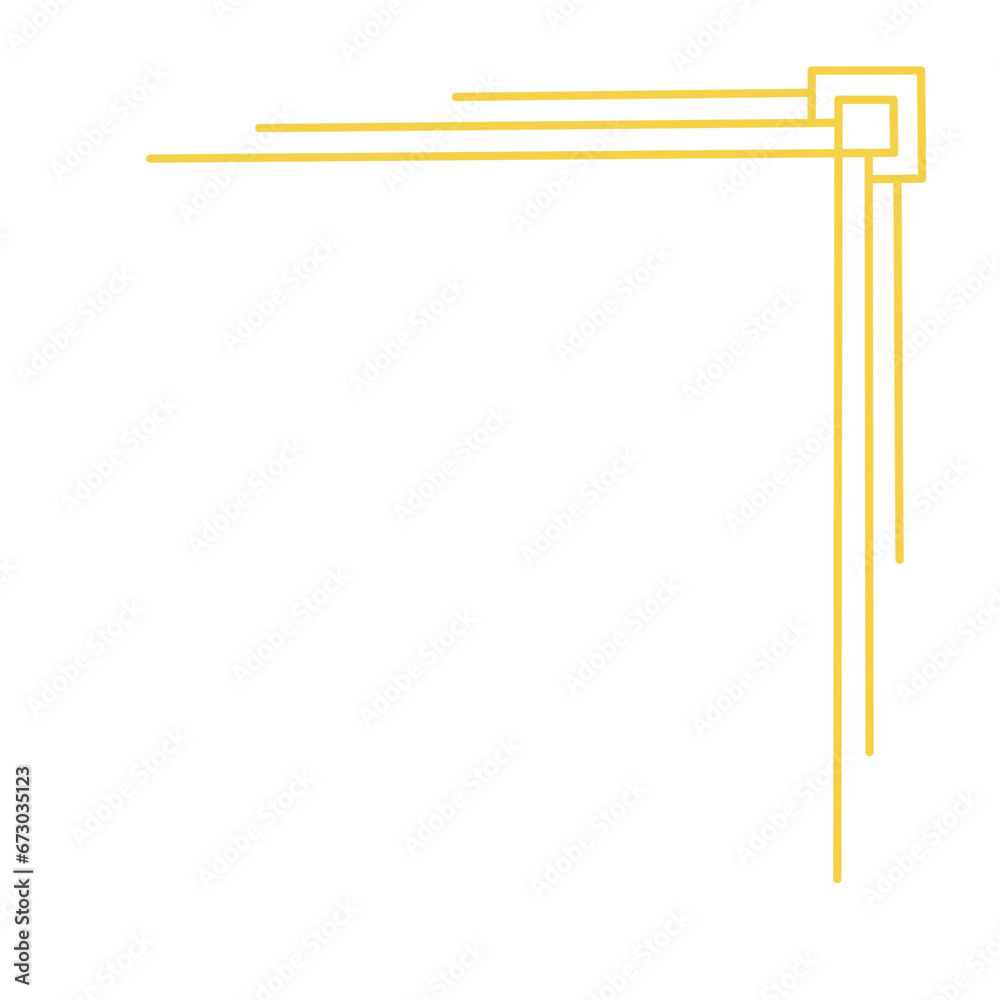 Set of art deco borders and headers Set of art deco borders and headers