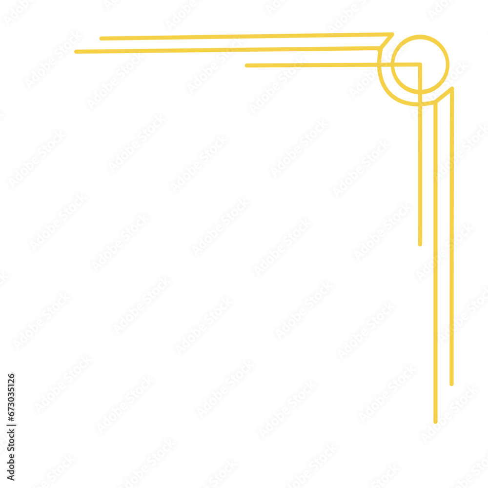 Set of art deco borders and headers Set of art deco borders and headers
