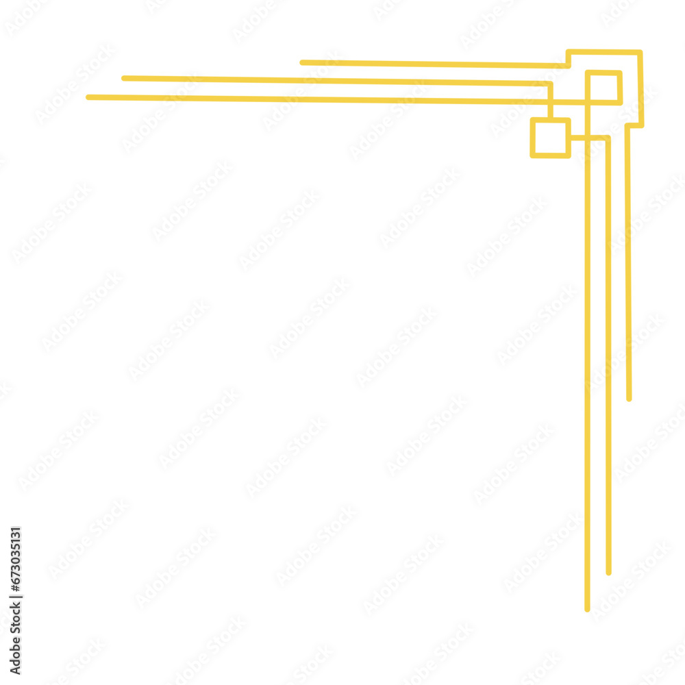 Set of art deco borders and headers Set of art deco borders and headers