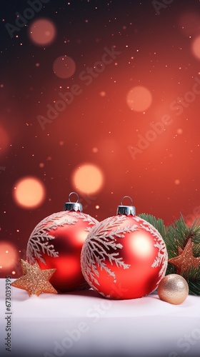 Christmas Background for smartphone, frame, banner. New Year.
