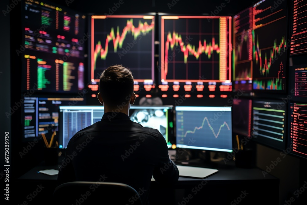 bitcoin cryptocurrency trading with candlestick technical analytics