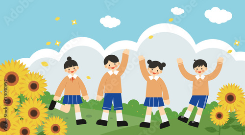 children picnic