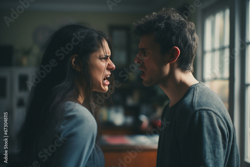 Couple Arguing and Fighting
