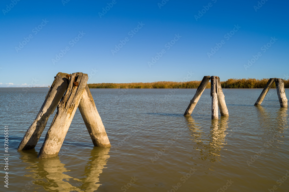 Wooden Mooring Posts