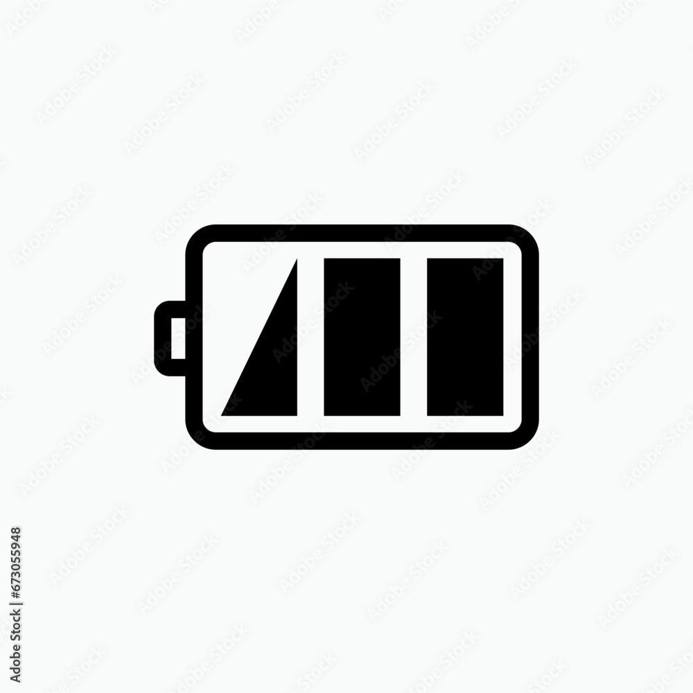 Battery Icon. Power, Energy Symbol. Applied for Design, Presentation, Website or Apps Elements. Battery Icon. Power, Energy Symbol. Applied for Design, Presentation, Website or Apps Elements.