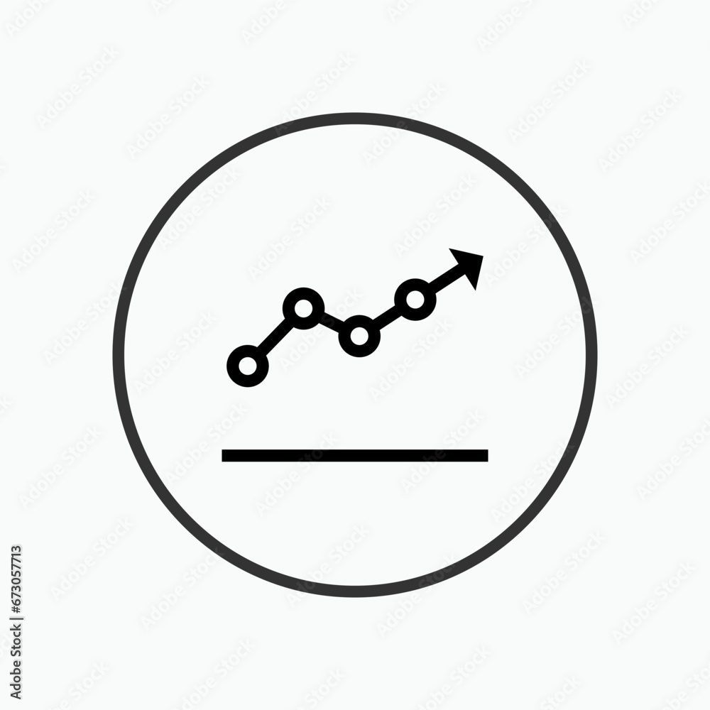 Diagram Icon. Analyze, Statistic Element Symbol - Vector. Diagram Icon. Analyze, Statistic Element Symbol - Vector.