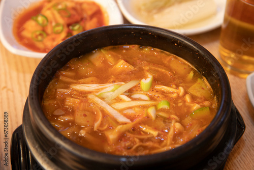 Korean Beef Brisket Soybean Paste Jjigae