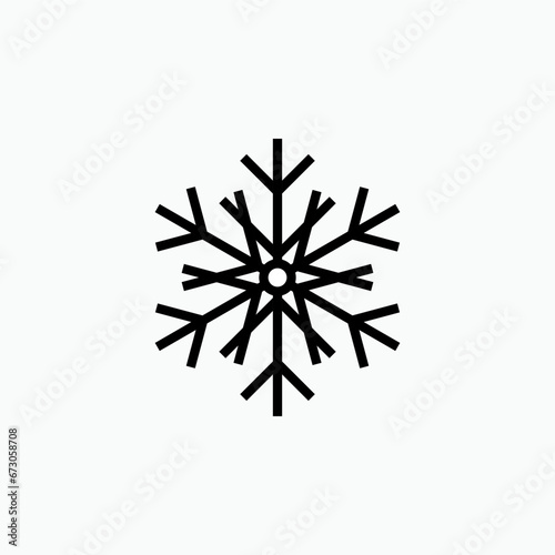 Frozen  Icon. Freeze Symbol - Vector Logo Template.