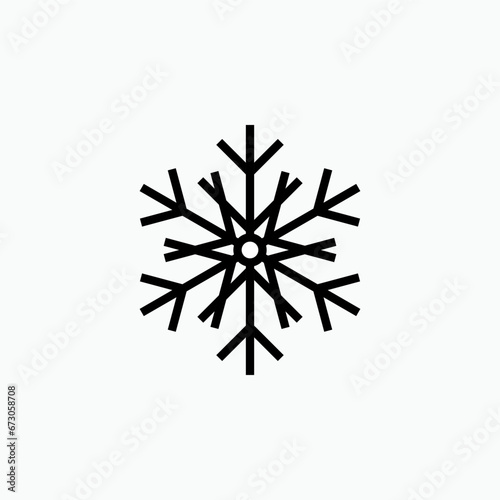 Frozen Icon. Freeze Symbol - Vector Logo Template.