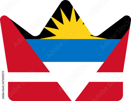 Premium icon of Antigua and Barbuda flag