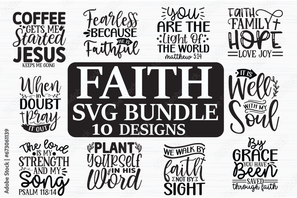 Obraz premium Faith EPS Bundle