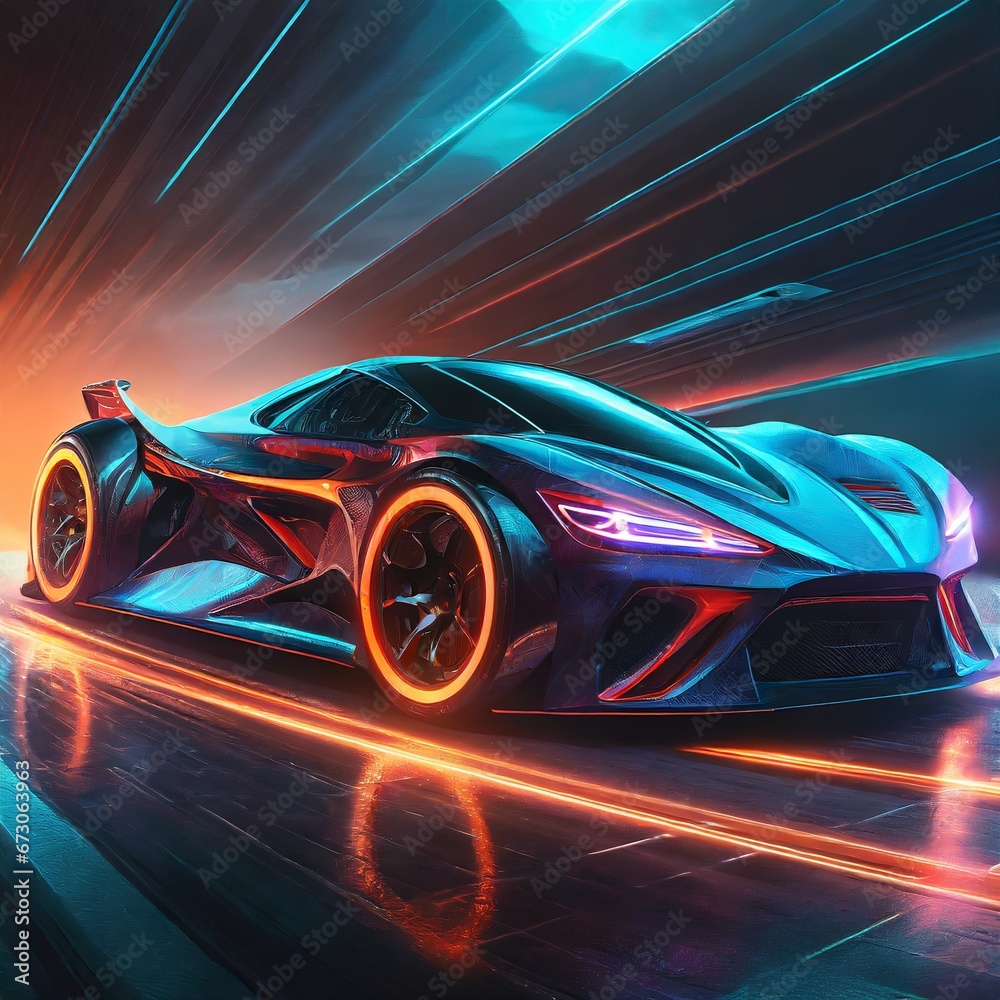 電気自動車　未来のスポーツカー