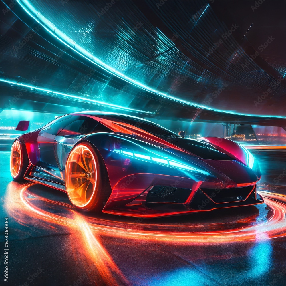電気自動車　未来のスポーツカー