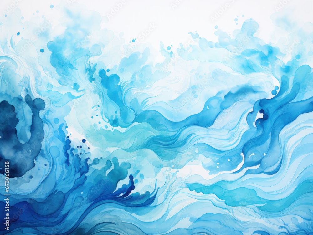 Abstract Water Ink Wave Abstract Water Ink Wave
