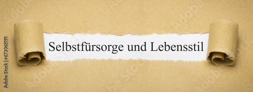 Selbstfürsorge und Lebensstil