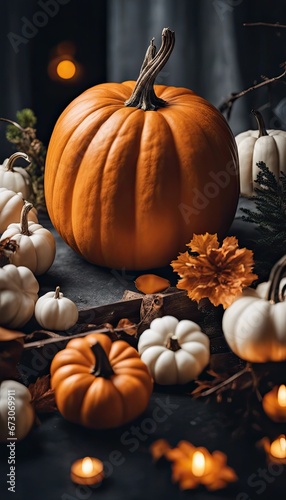 Close up pumpkins
