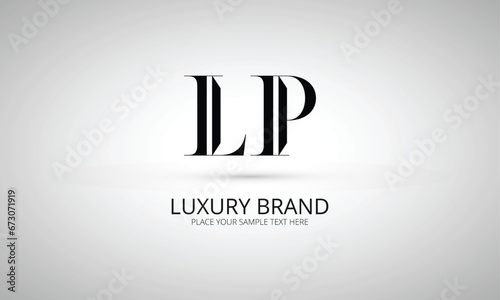 LP L lp initial logo | initial based abstract modern minimal creative logo, vector template image. luxury logotype logo, real estate homie logo. typography logo. initials logo