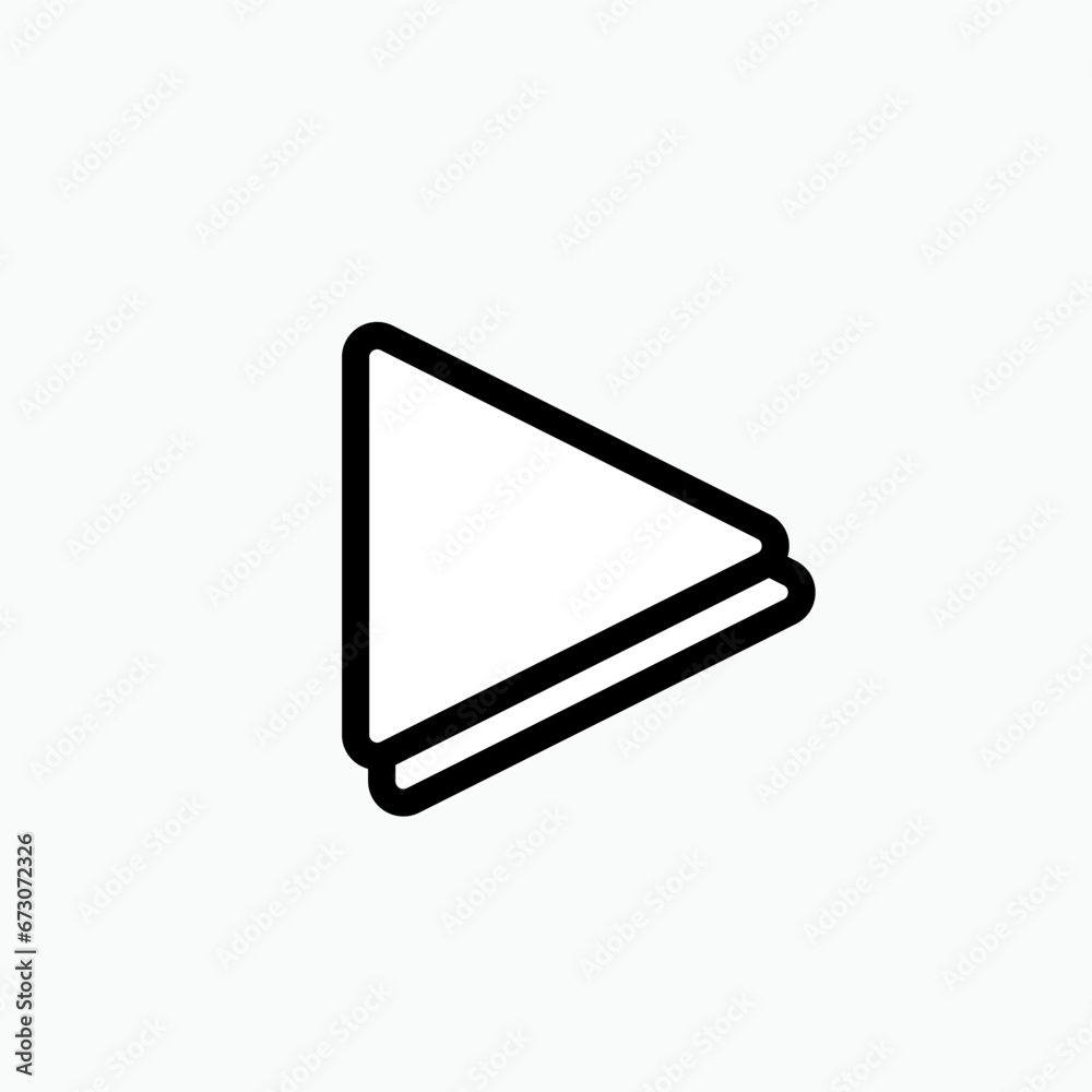 Play Icon. Video, Multimedia Button Symbol for Design, Presentation, Website or Apps Elements – Vector Play Icon. Video, Multimedia Button Symbol for Design, Presentation, Website or Apps Elements – Vector