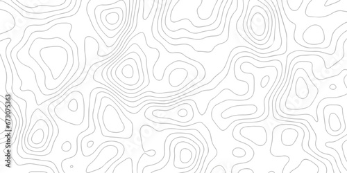 Abstract white pattern topography vector background. Abstract topographic contours map background, Black and white background. The topographic map contour in lines and contours isolated transparent.