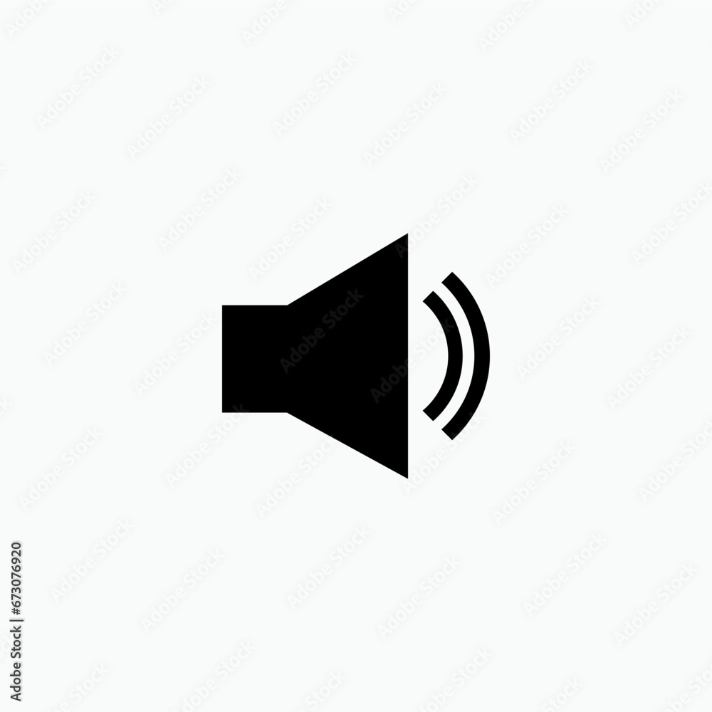 Volume Icon. Sound Symbol. Noise Middle Level - Vector. Volume Icon. Sound Symbol. Noise Middle Level - Vector.