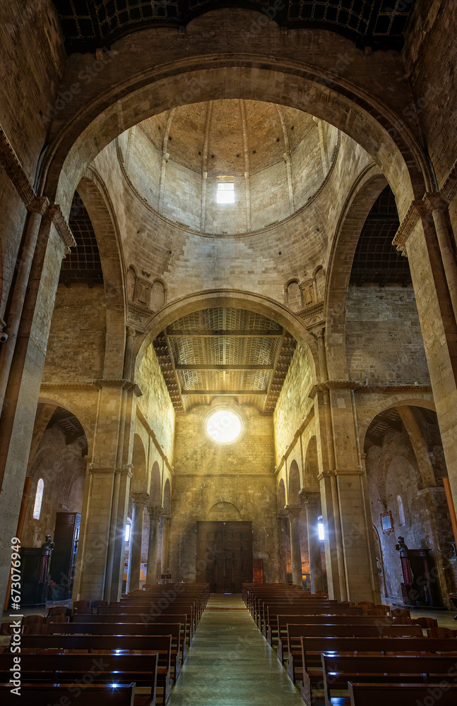 interior of Ancona Cathedral (duomo)