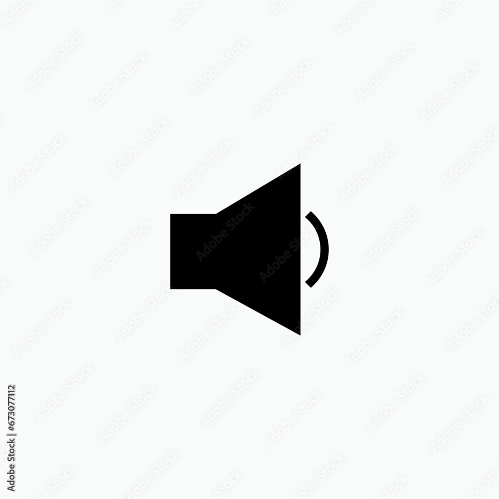 Volume Icon. Sound Symbol. Noise Low Level - Vector. Volume Icon. Sound Symbol. Noise Low Level - Vector.