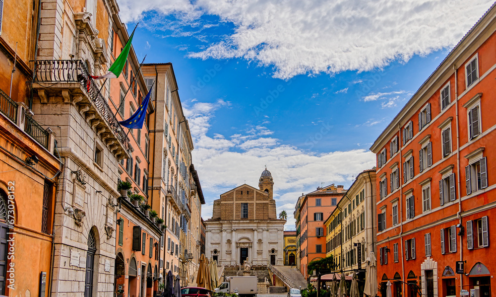 Downtown Ancona Italy