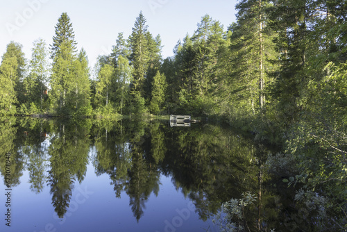 Finnish Karelia is a beautiful country full of forests and lakes.