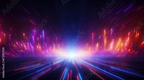 Abstract neon background © neirfy