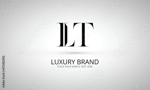 LT L lt initial logo | initial based abstract modern minimal creative logo, vector template image. luxury logotype logo, real estate homie logo. typography logo. initials logo photo
