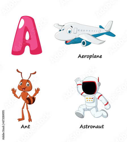 A Alphabet Learning for Kids